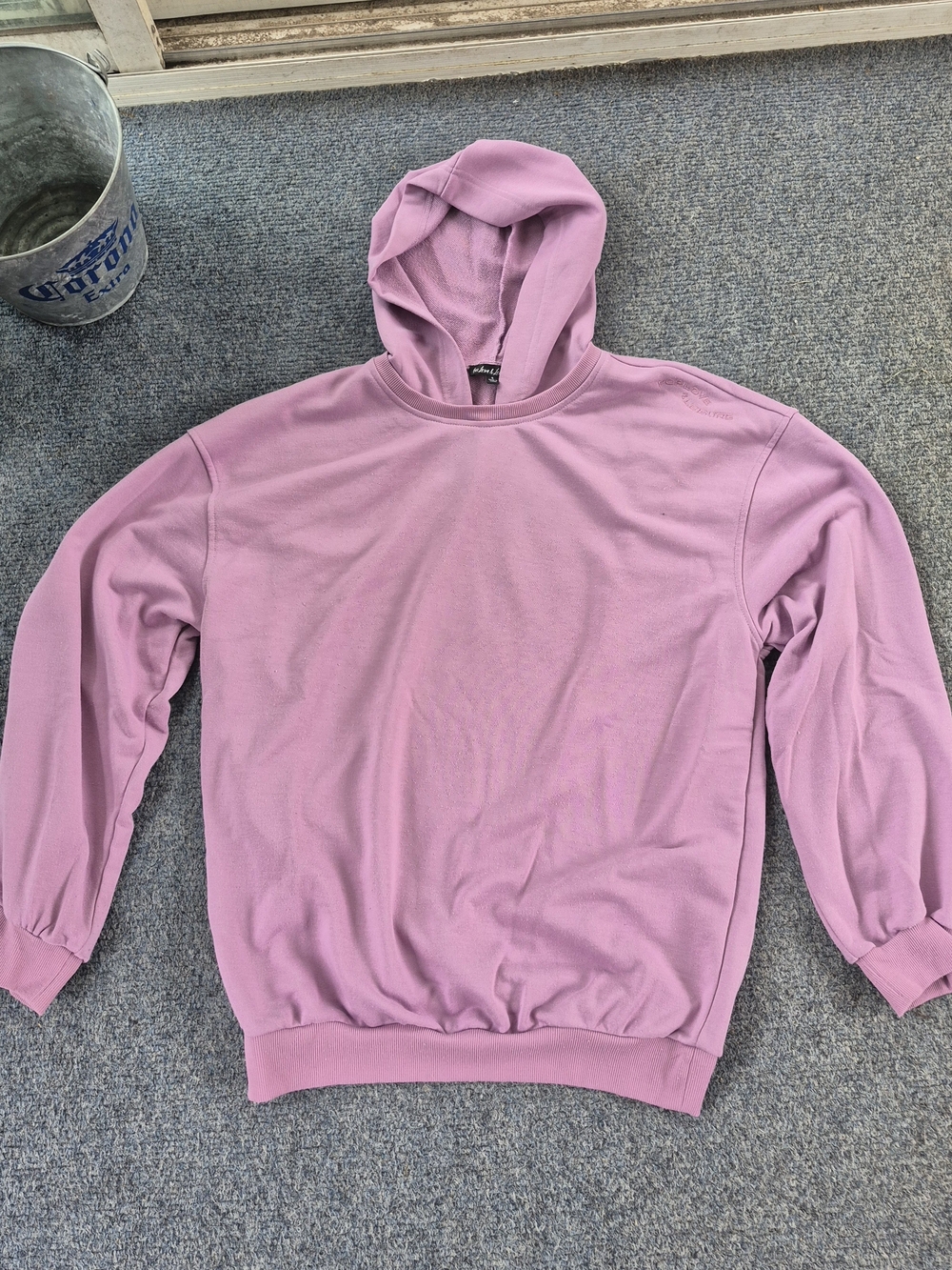 For Love & Lemons Leasure Oversized Hoodie in Lavender-S